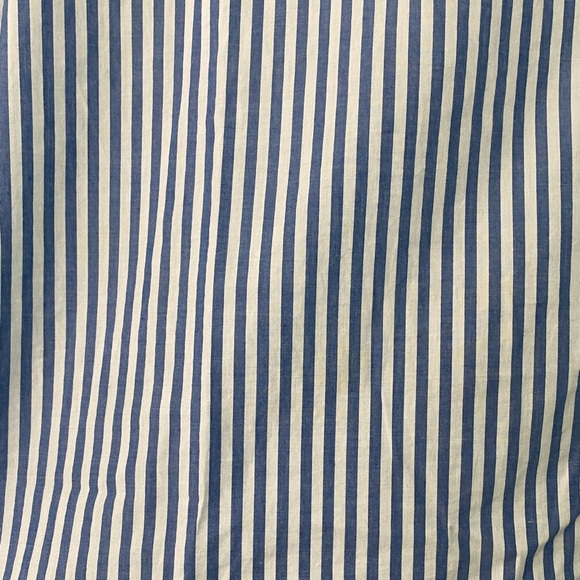 American Eagle Outfitters Blue and White Oversized Striped Button Down Shirt - Picture 3 of 3